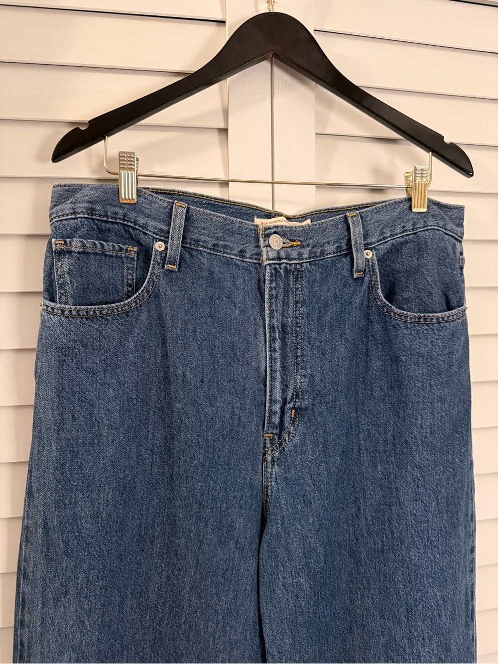 Levi’s Women’s High Waisted Straight Jeans Size 32 - Picture 5 of 14